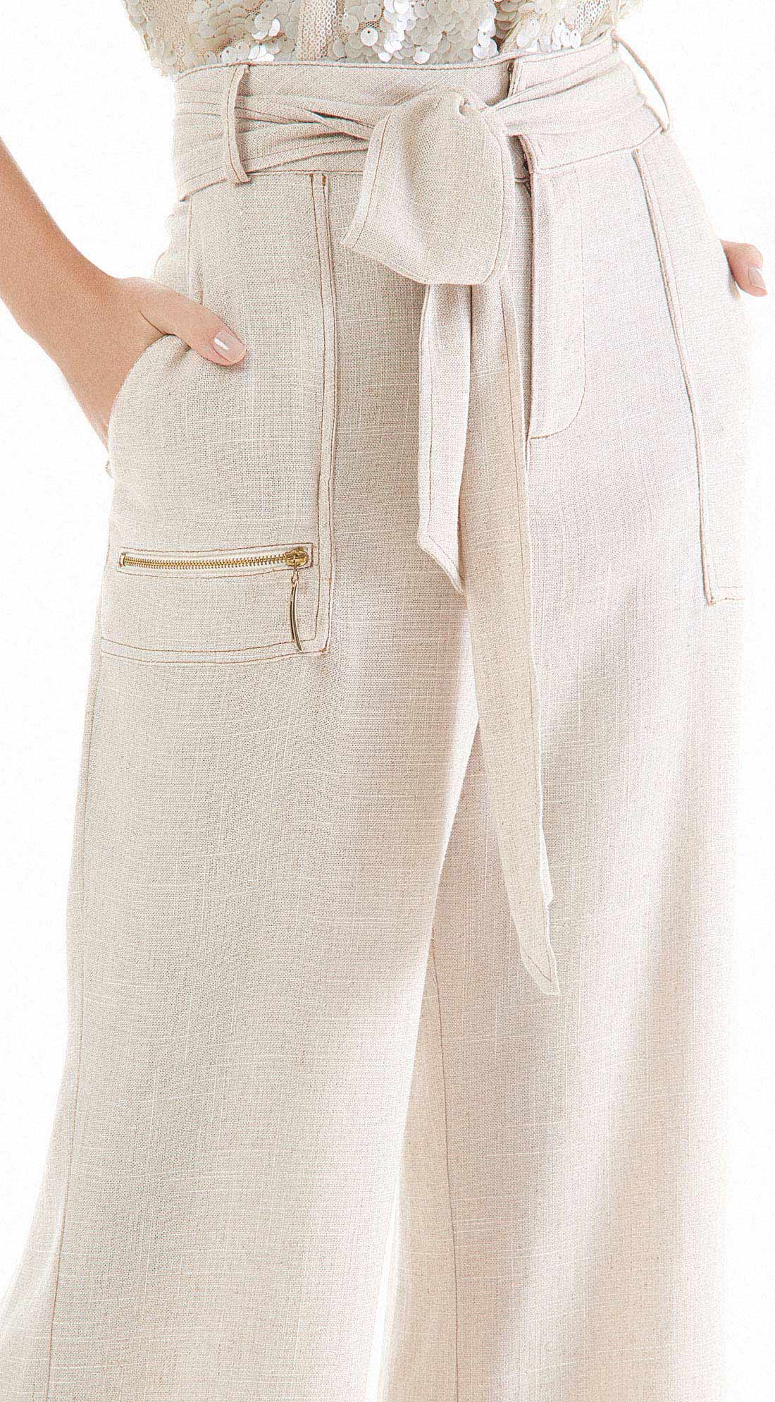 calça pantacourt de alfaiataria