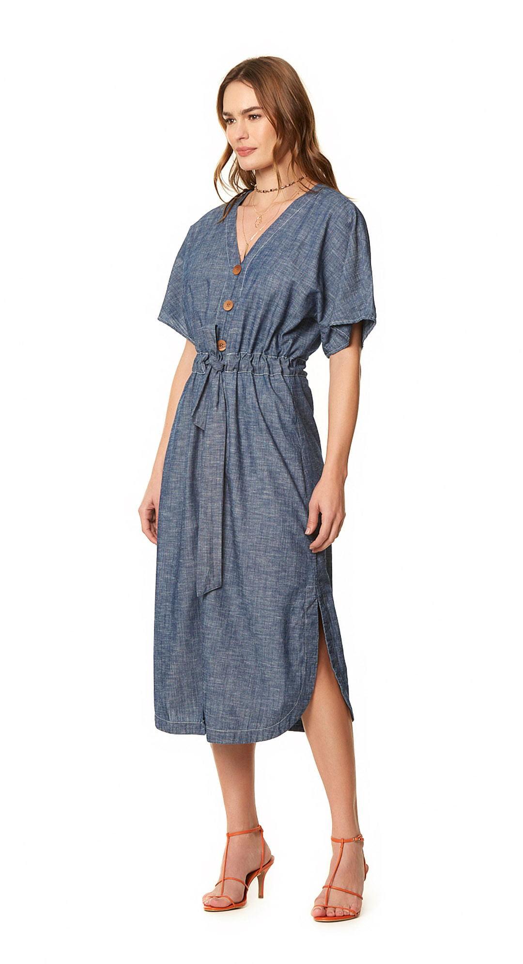 vestido midi maria valentina