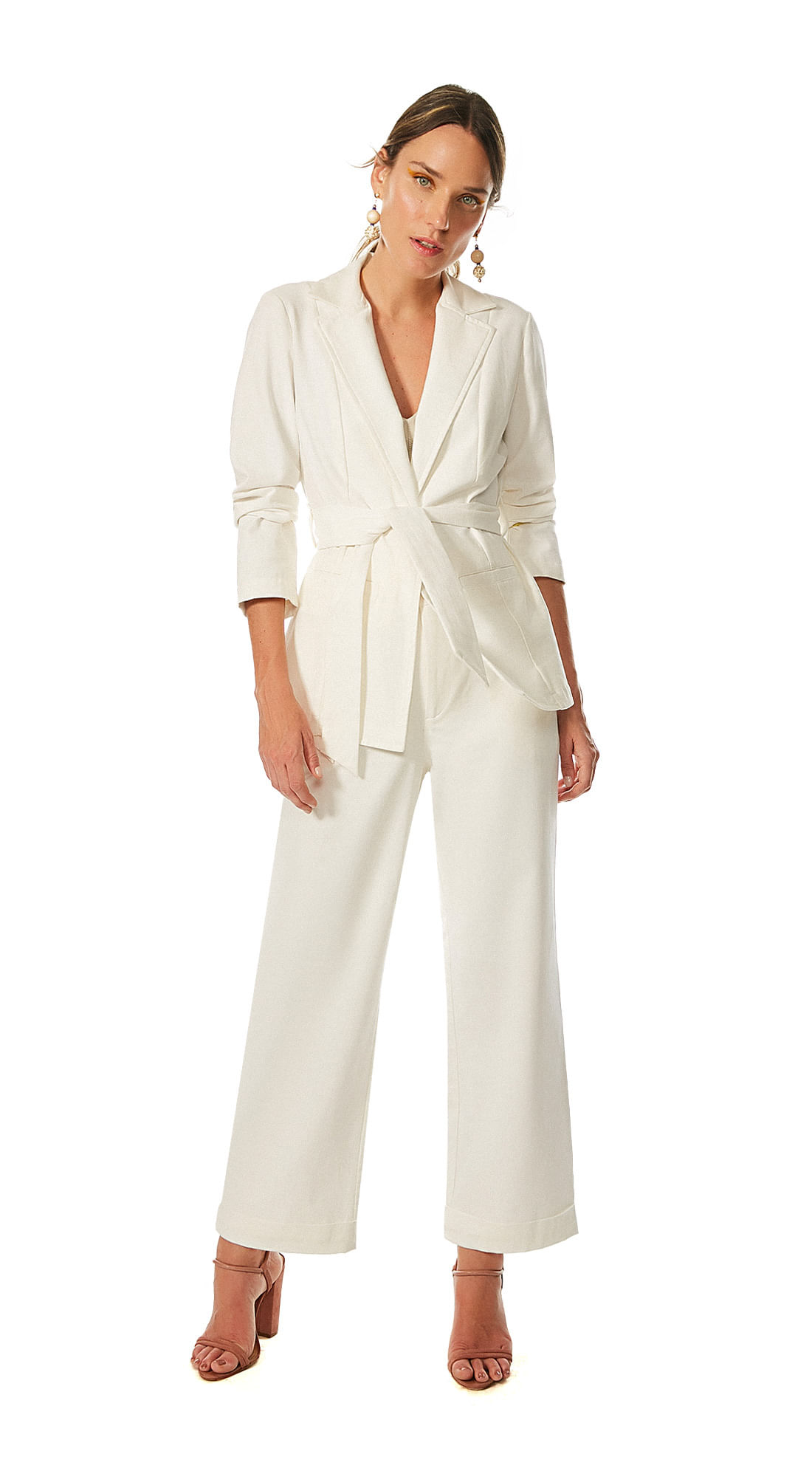 blazer alfaiataria off white